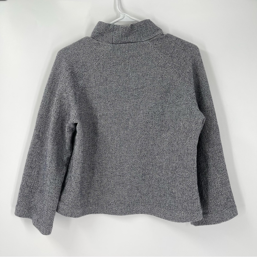 Theory Mock Neck Raglan Perry Top - Picture 3 of 3